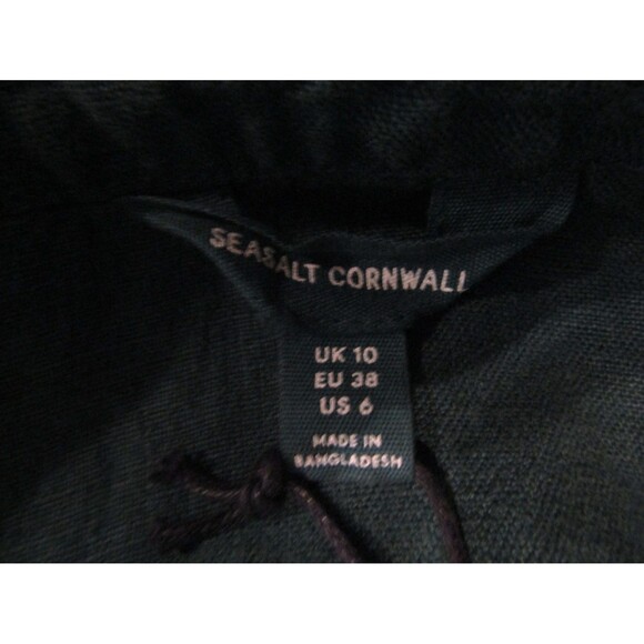 Seasalt Cornwall Draw kiln Linen Dress Blue NWT Retail $145 Womens Size 6 - Picture 7 of 10